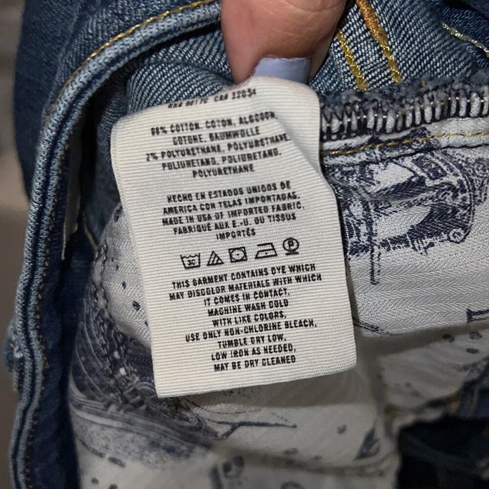 PILCRO AND THE LETTERPRESS hyphen straight leg distressed jeans 26 - Picture 4 of 7